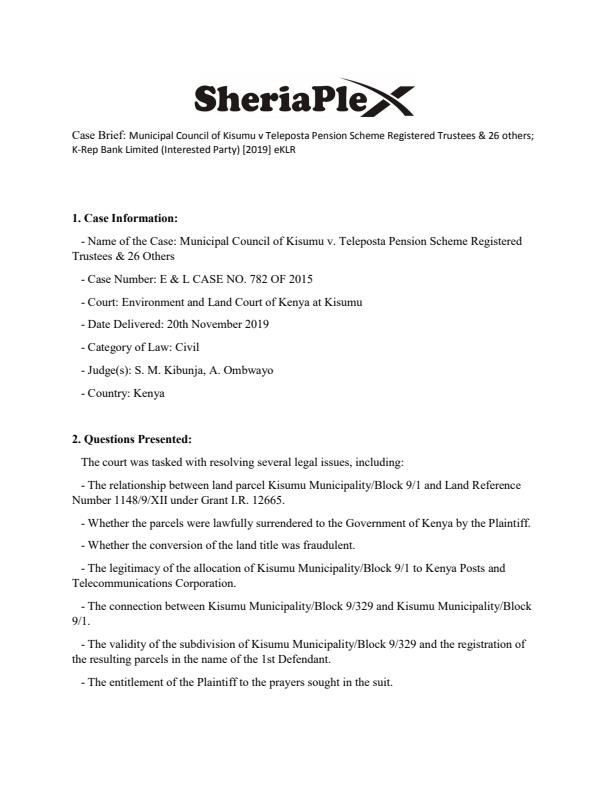 Municipal-Council-of-Kisumu-v-Teleposta-Pension-Scheme-Registered-Trustees--26-others-K-Rep-Bank-Limited-Interested-Party-[2019]-eKLR-Case-Summary_2648_0.jpg
